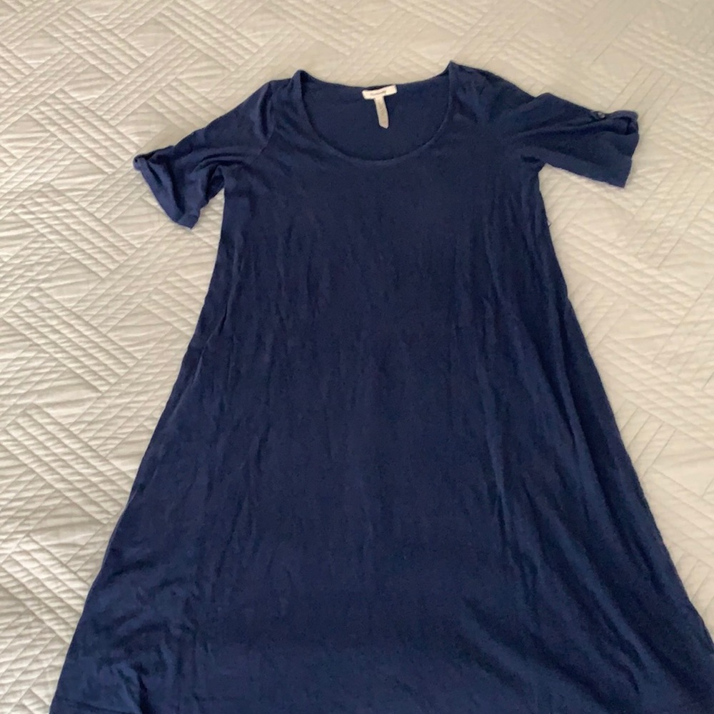 Maternity shirt dress
